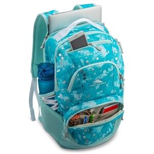 High Sierra Kids' Teal and White Backpack